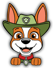 Printable Paw Patrol Tracker Head Coloring Page