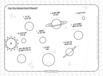 planets in the solar system worksheet