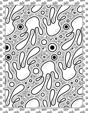 spongebob jelly fish coloring page