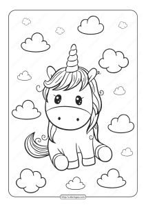 unicorn coloring pages 2