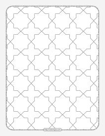 free printable geometric pattern 026