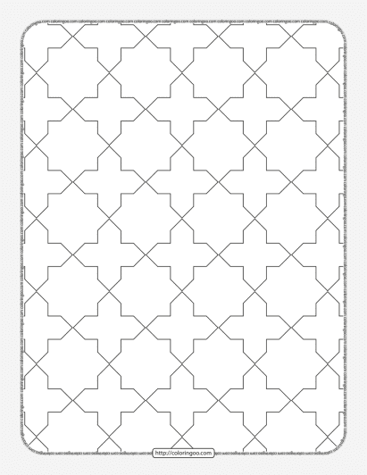 free printable geometric pattern 026