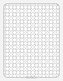 free printable geometric pattern 029