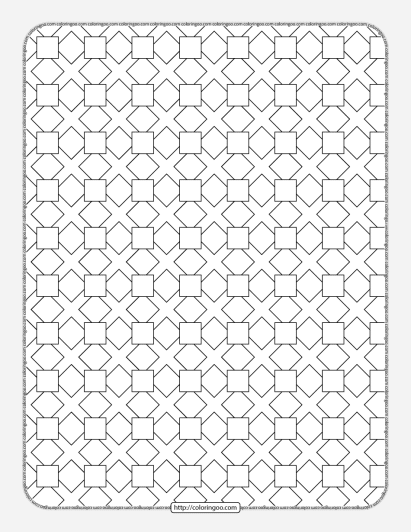 free printable geometric pattern 029