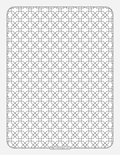 free printable geometric pattern 030