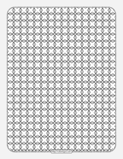 free printable geometric pattern 031