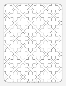 free printable geometric pattern 032