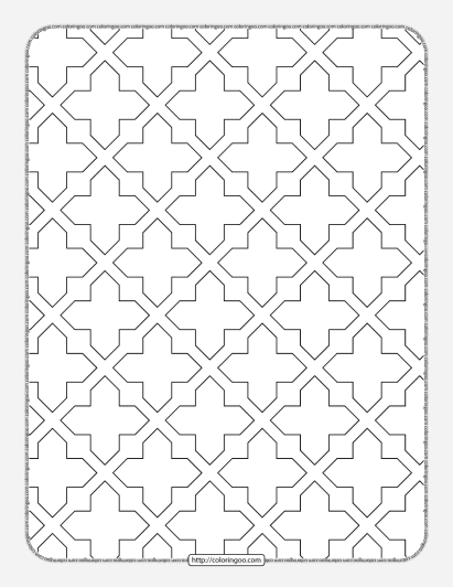 free printable geometric pattern 032