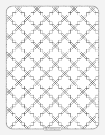 free printable geometric pattern 033