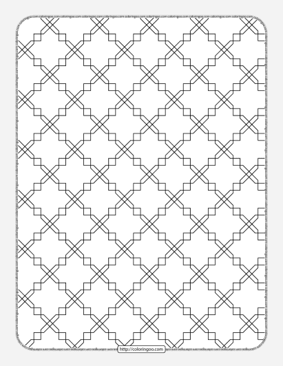 free printable geometric pattern 033