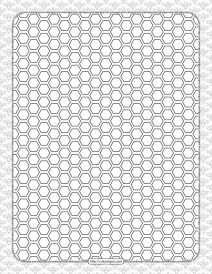 free printable honeycomb hexagon pattern