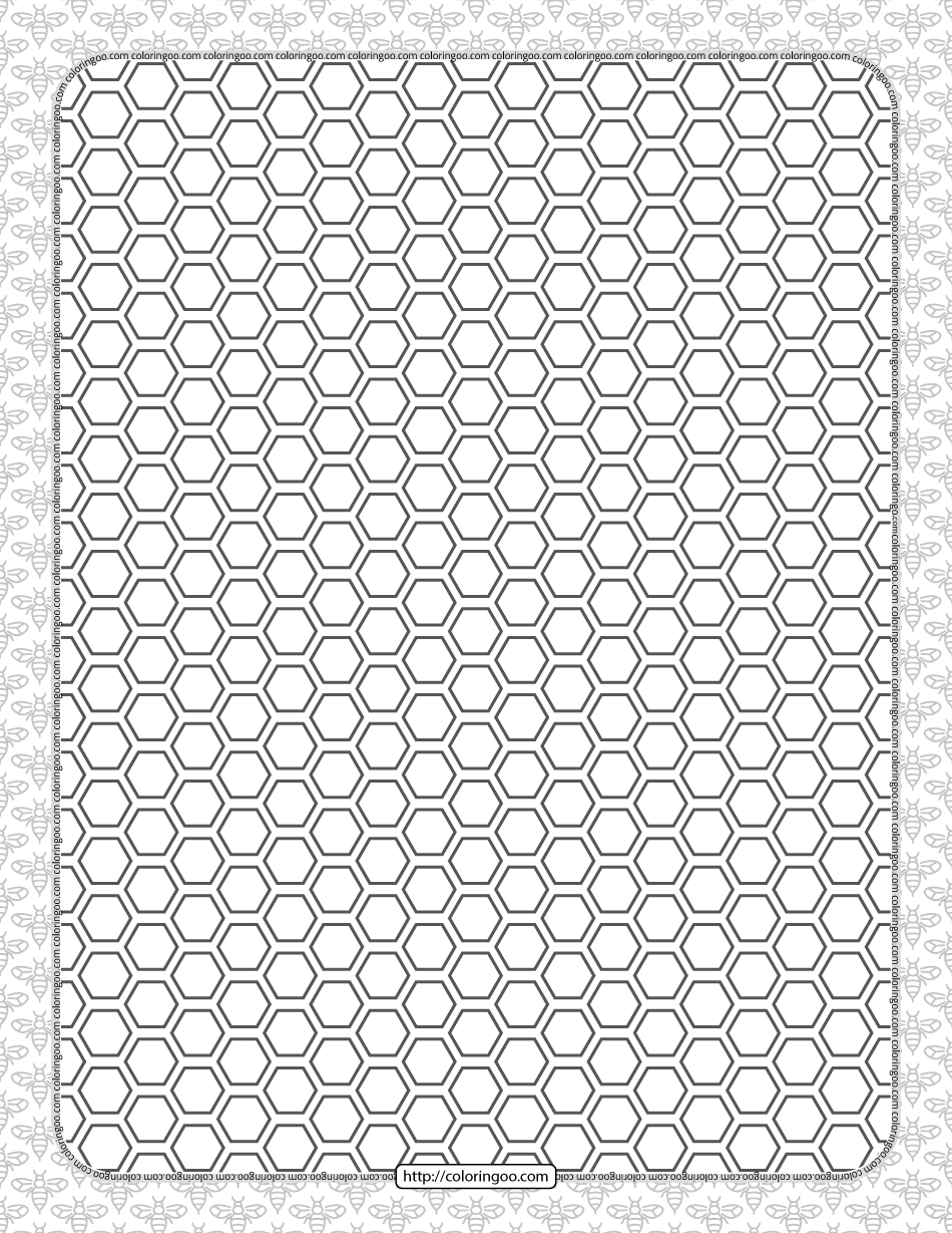 Free Printable Hexagon Pattern