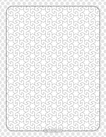 free printable pdf geometric pattern 034