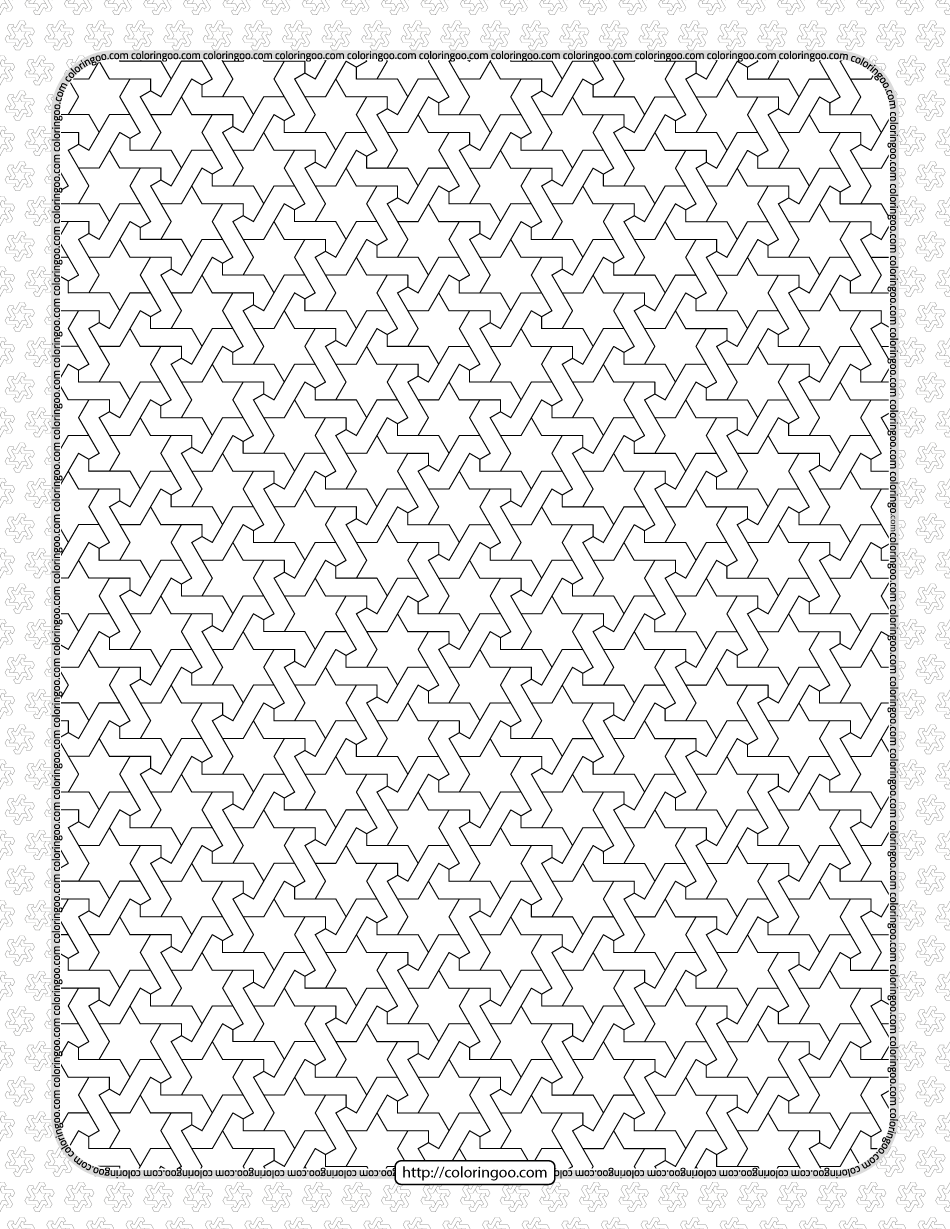 Free Printable Pdf Geometric Pattern 035