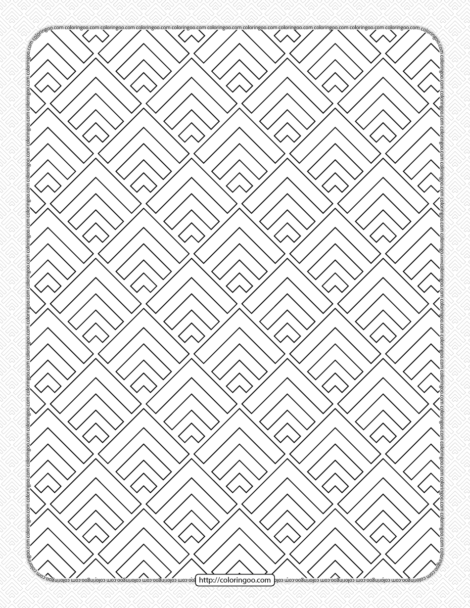 free printable pdf geometric pattern 036