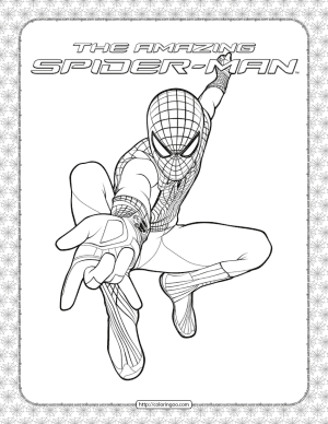 The Amazing Spider-Man Coloring Page