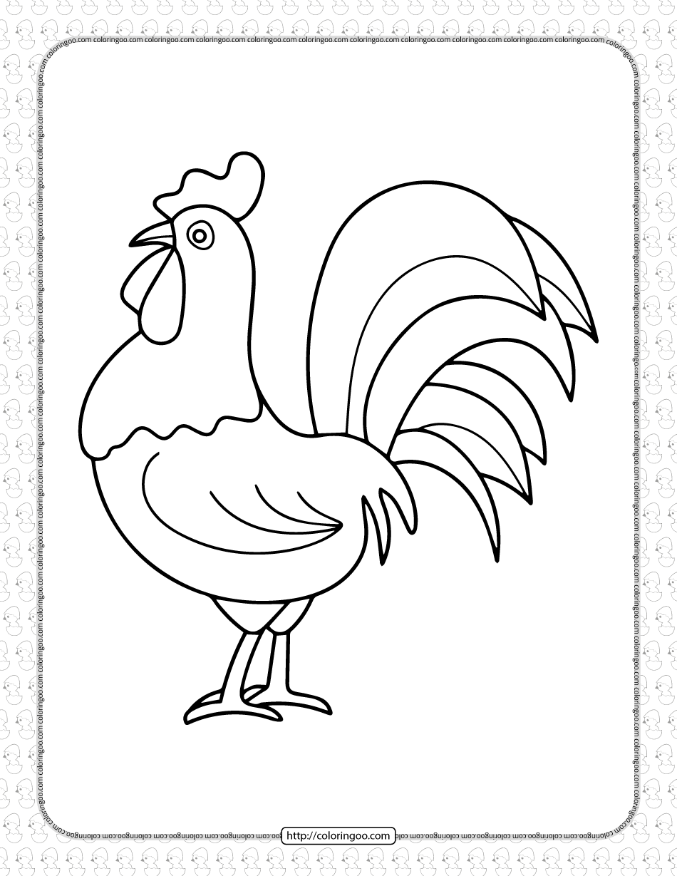 50 Best Ideas For Coloring Rooster Off To See The World Coloring Pages