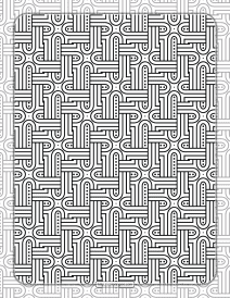 free printable pdf geometric pattern 037