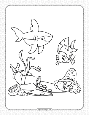 Free Printable Sea Creatures Coloring Page - Free Printable Coloring