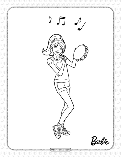 printable barbies sister stacie coloring page