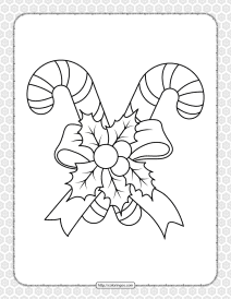 Printable Christmas Bell Coloring Page