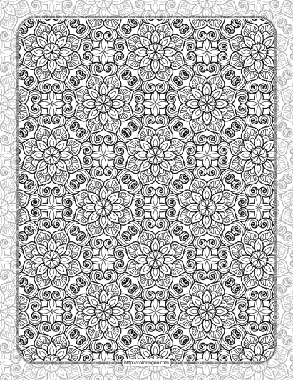 printable ornamental mandala coloring pages 02
