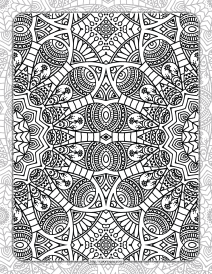 printable ornamental mandala coloring pages 07