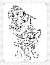 printable paw patrol pups coloring pages for kids