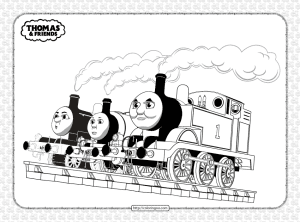 Printable Thomas and Friends Coloring Pages for Kids