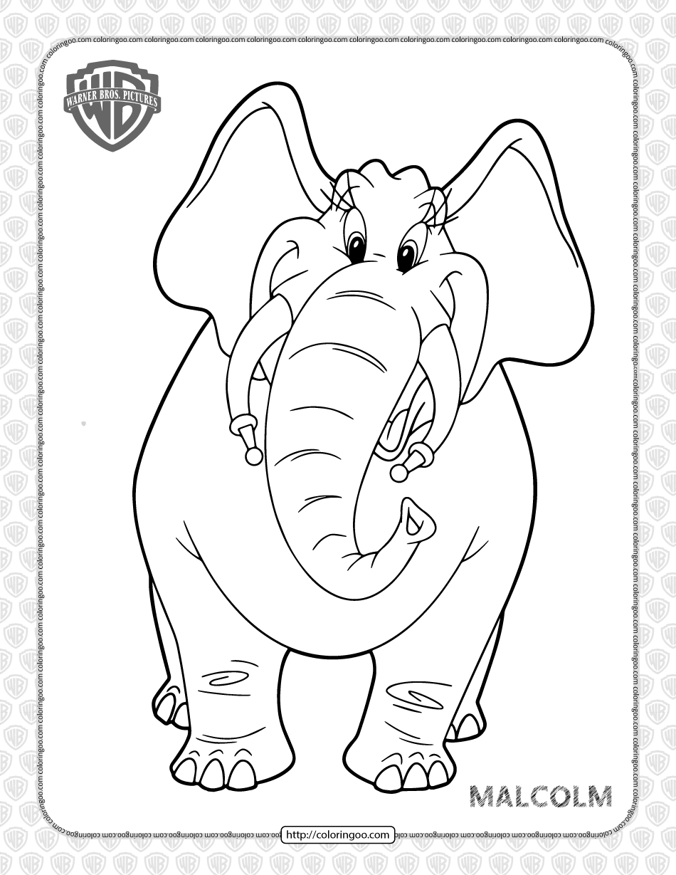 printable tom and jerry malcolm coloring page