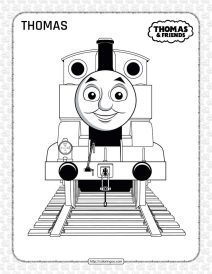 printables thomas and friends coloring page