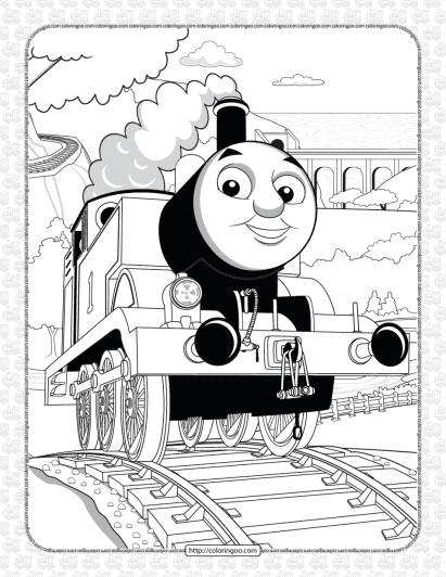 printables thomas and friends coloring sheet