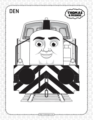 Printables Thomas and Friends Den Coloring Page