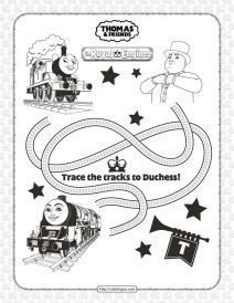 the royal engine thomas and friends coloring page