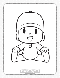 free printable pocoyo coloring pages