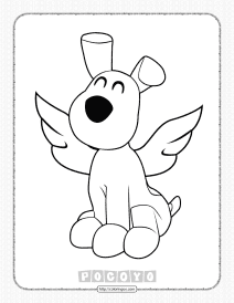 free printable pocoyo loula coloring pages