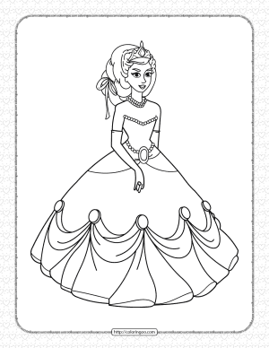 Free Printable Princess Coloring Pages