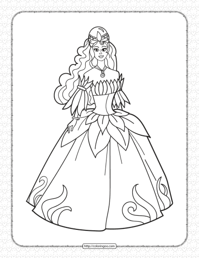 free printable princess coloring pages for kids