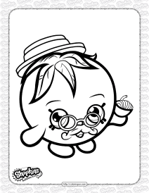 free printable shopkins papa tomato coloring page