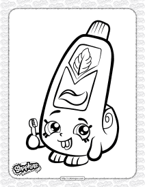 free printable shopkins scrubs coloring page