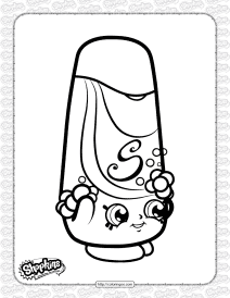 free printable shopkins shampy coloring page