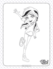 printable polly pocket pdf coloring pages