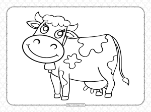 The Bull Ferdinand Coloring Page - Free Printable Coloring Pages for Kids