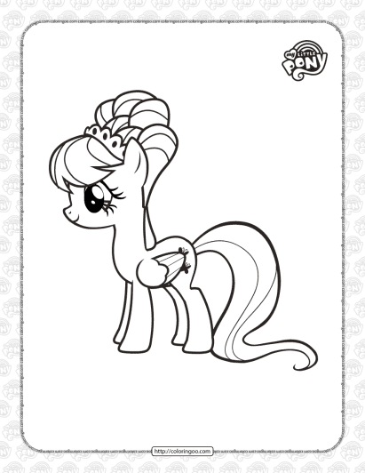 mlp fluttershy preparing for party coloring page