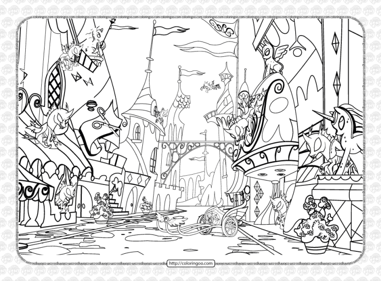 MLP Where is the Changelings Coloring Page