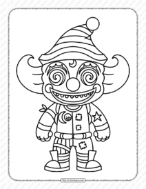 chibi fortnite coloring pages 03