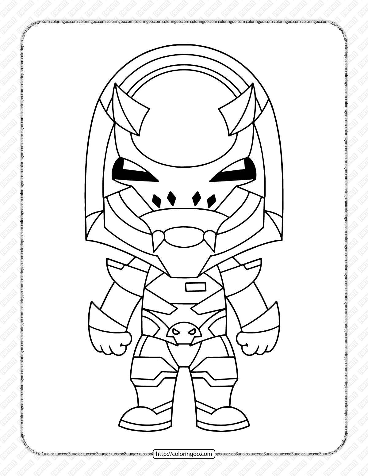 chibi fortnite coloring pages 05
