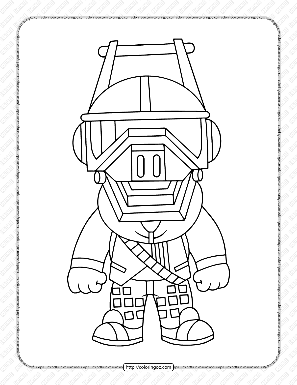 chibi fortnite coloring pages 07