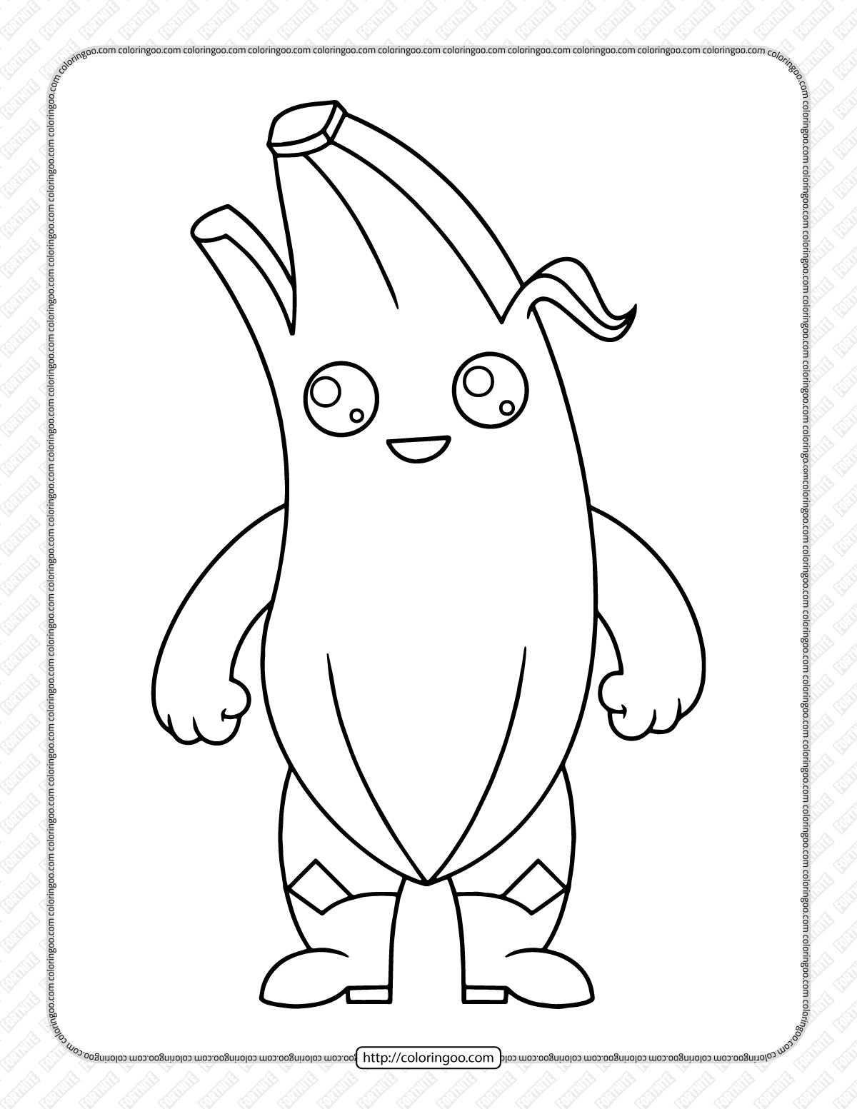 chibi fortnite coloring pages 08