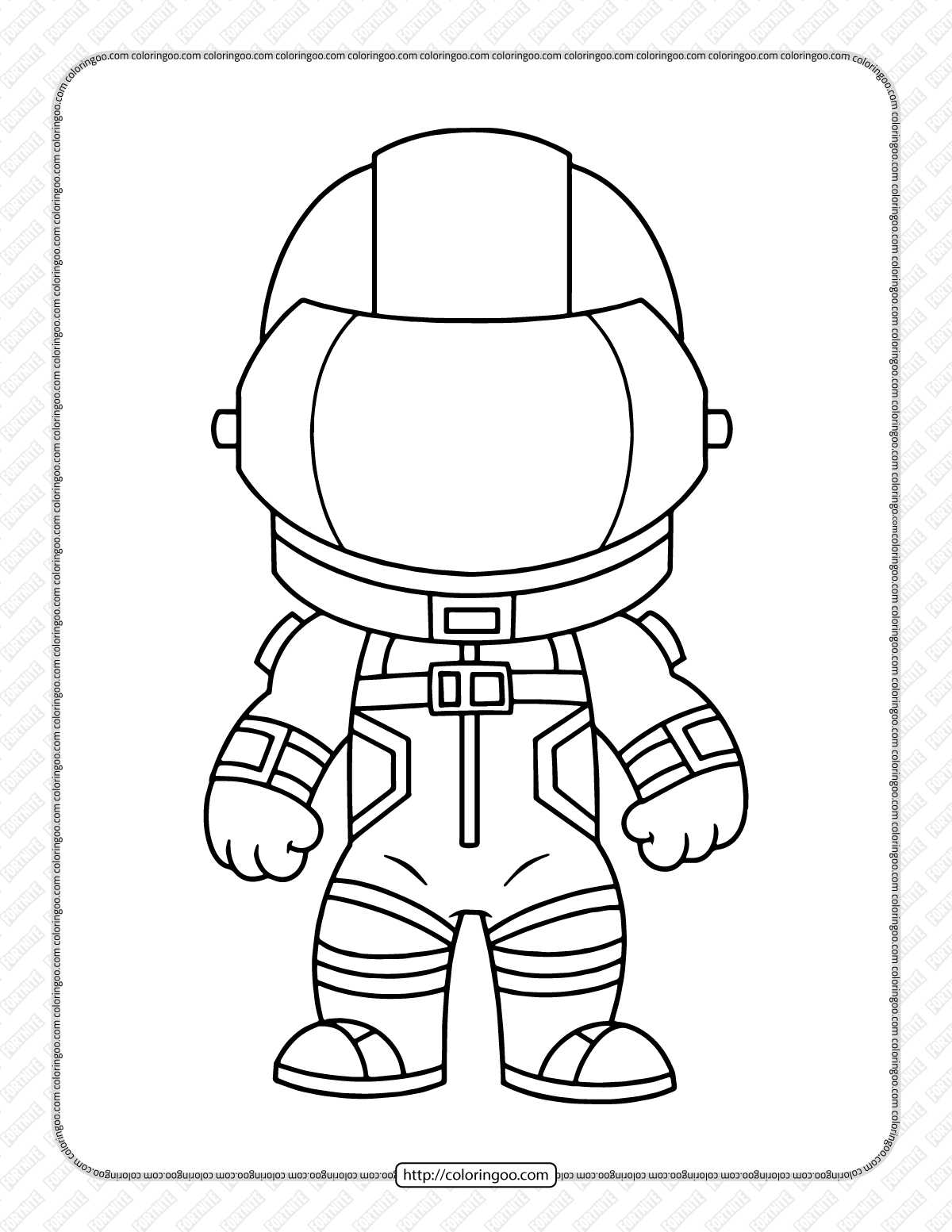 chibi fortnite coloring pages 40